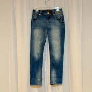 INC International Concepts Women's Washed Blue Skinny Jeans